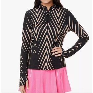 NWT Jamie Sadock Sunsense X-Small 1/2 Zip  Top Women's Golf Long Sleeve Shirt